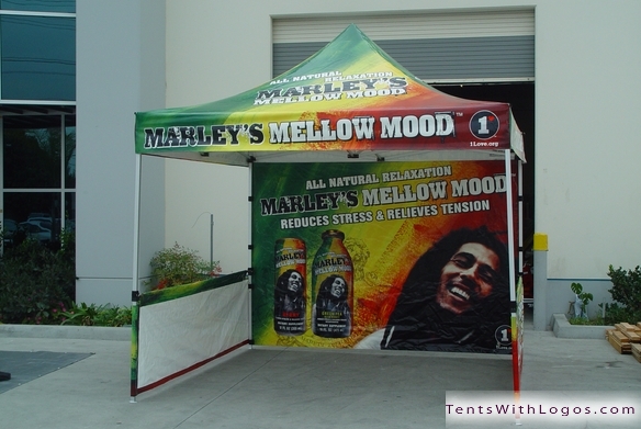 10 x 10 Pop Up Tent - Marley's Mellow Mood